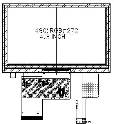 TFT LCD Module PT0434827TC-H3 SERIES